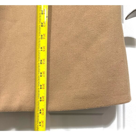 Steve Madden Womens Caroline Color block Coat Camel & Ivory Size XS - Picture 12 of 14